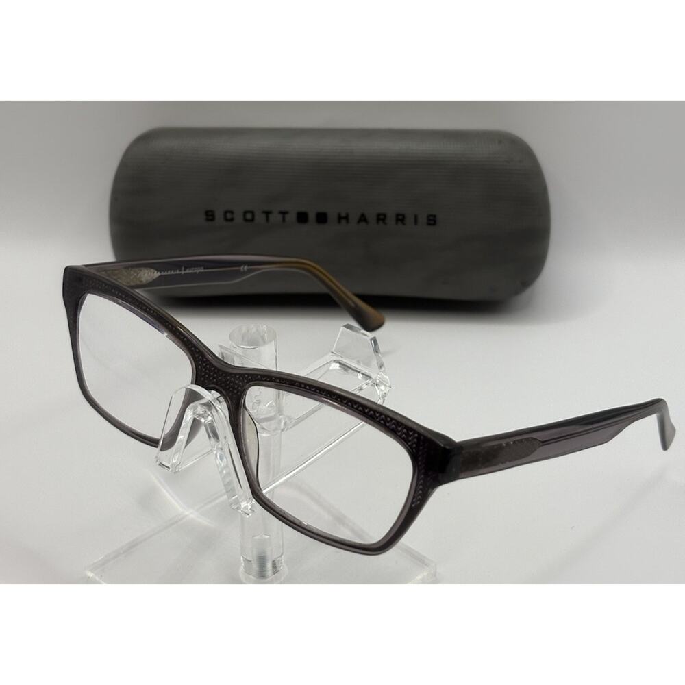 Scott Harris SH488 Brown Eyeglasses 53-17 140
